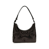Sac porté épaule Maison Margiela en agneau noir Ovis Aries Aries
