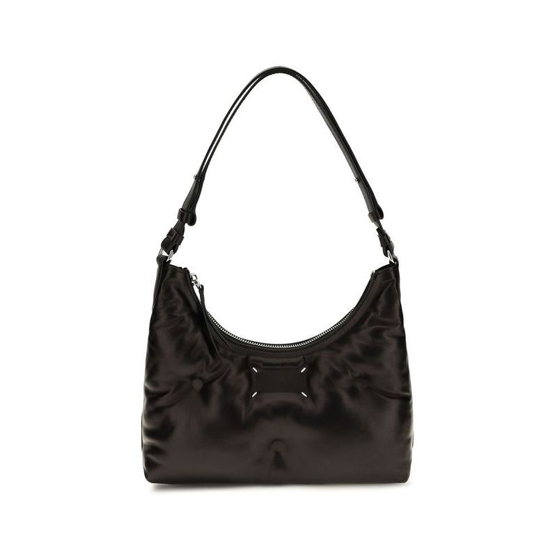 Sac porté épaule Maison Margiela en agneau noir Ovis Aries Aries
