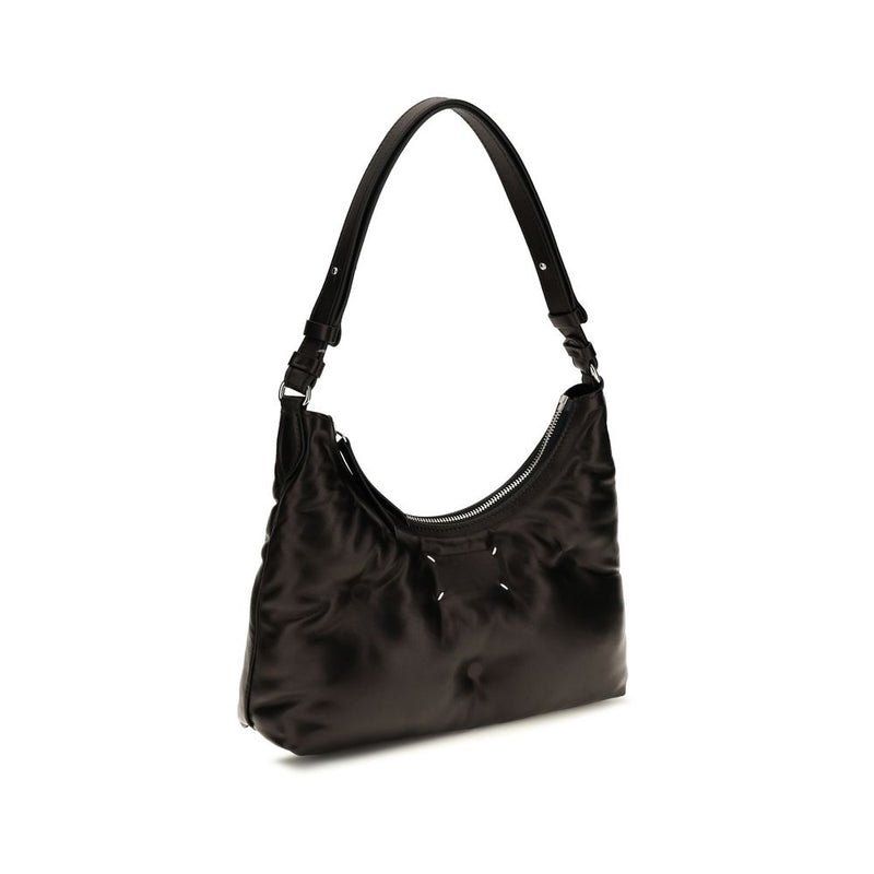 Sac porté épaule Maison Margiela en agneau noir Ovis Aries Aries