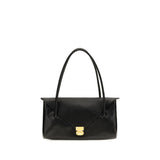Sac bandoulière Marni Bos Taurus en cuir de veau noir
