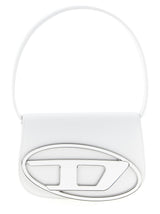 Sac bandoulière Diesel en cuir de vachette blanc