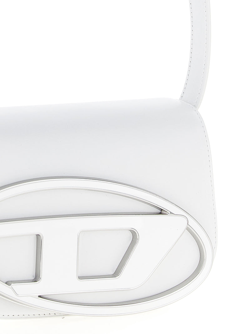 Sac bandoulière Diesel en cuir de vachette blanc