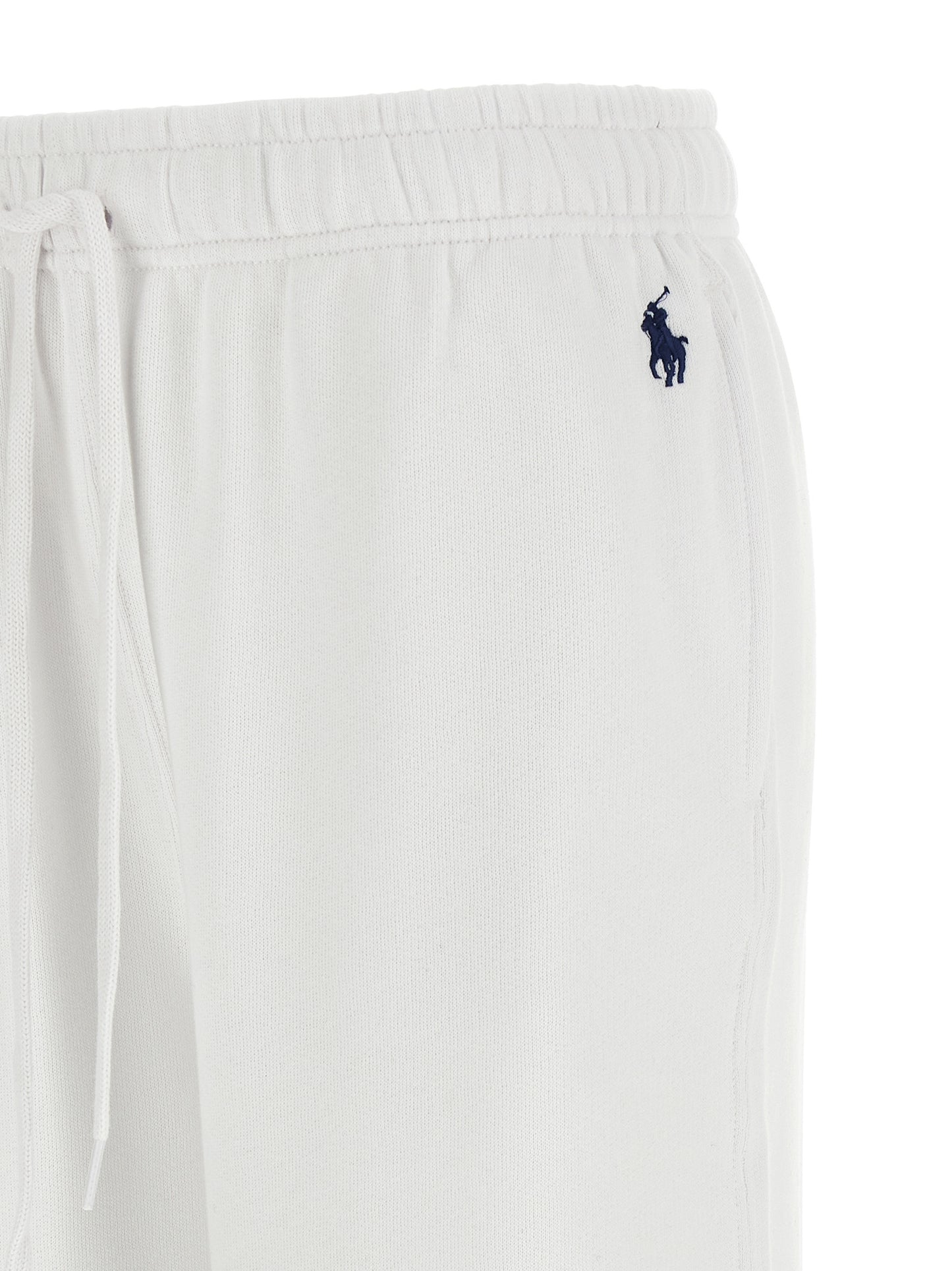 Polo Ralph Lauren White Cotton Joggers (Workout Pants)