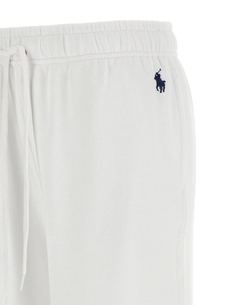 Polo Ralph Lauren White Cotton Joggers (Workout Pants)
