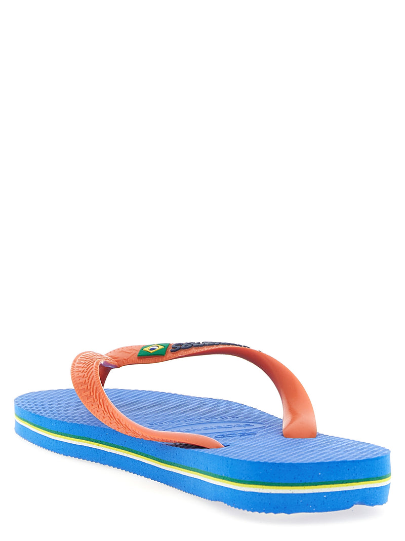 HAVAIANAS Blue Rubber Slides