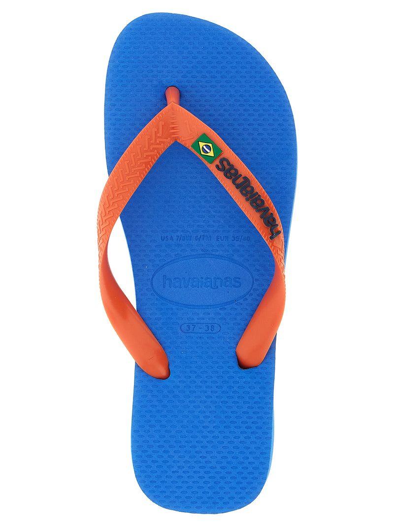 HAVAIANAS Blue Rubber Slides
