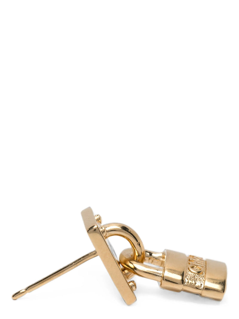 Boucles d'oreilles Chloé en laiton doré