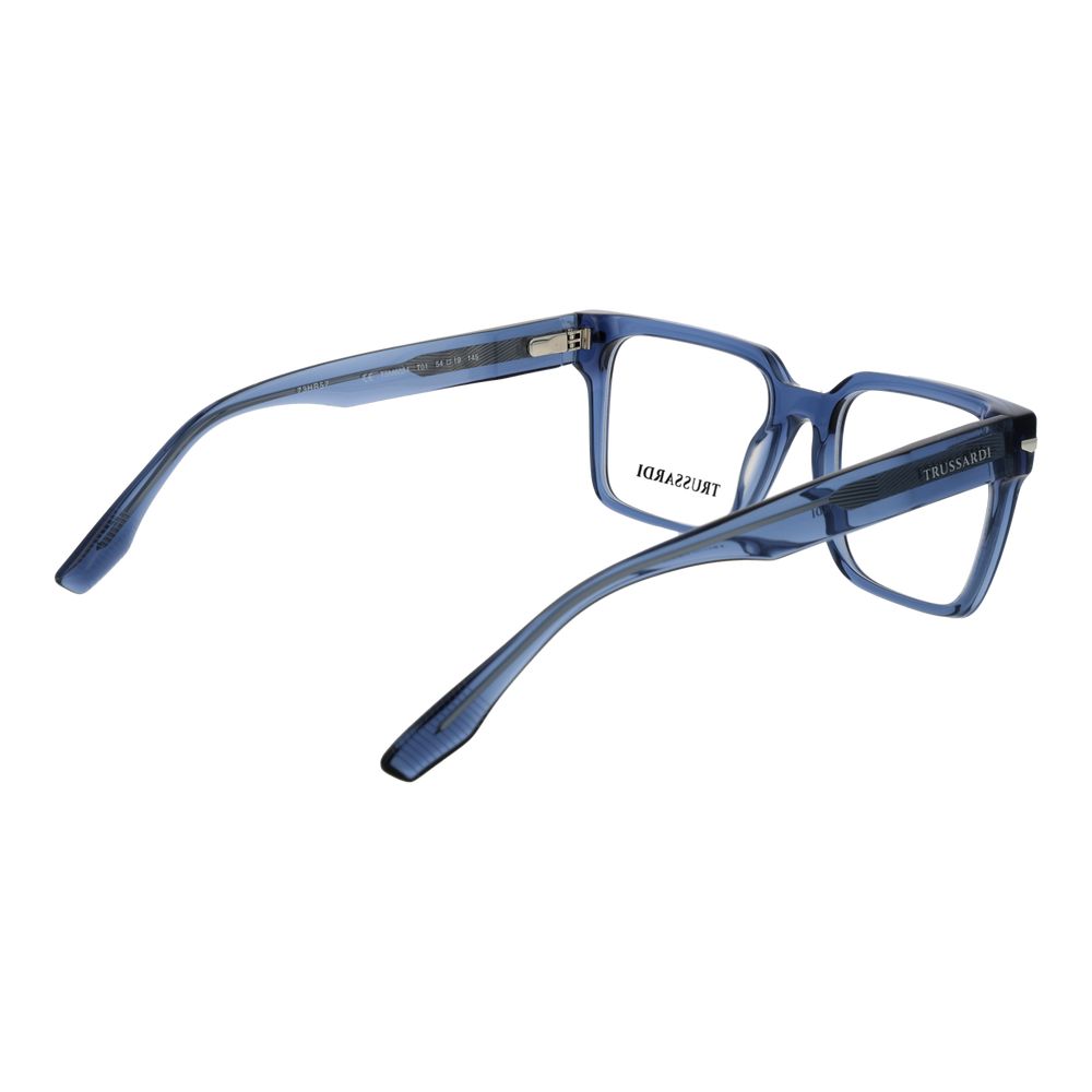Lunettes Trussardi en acétate bleu (montures)