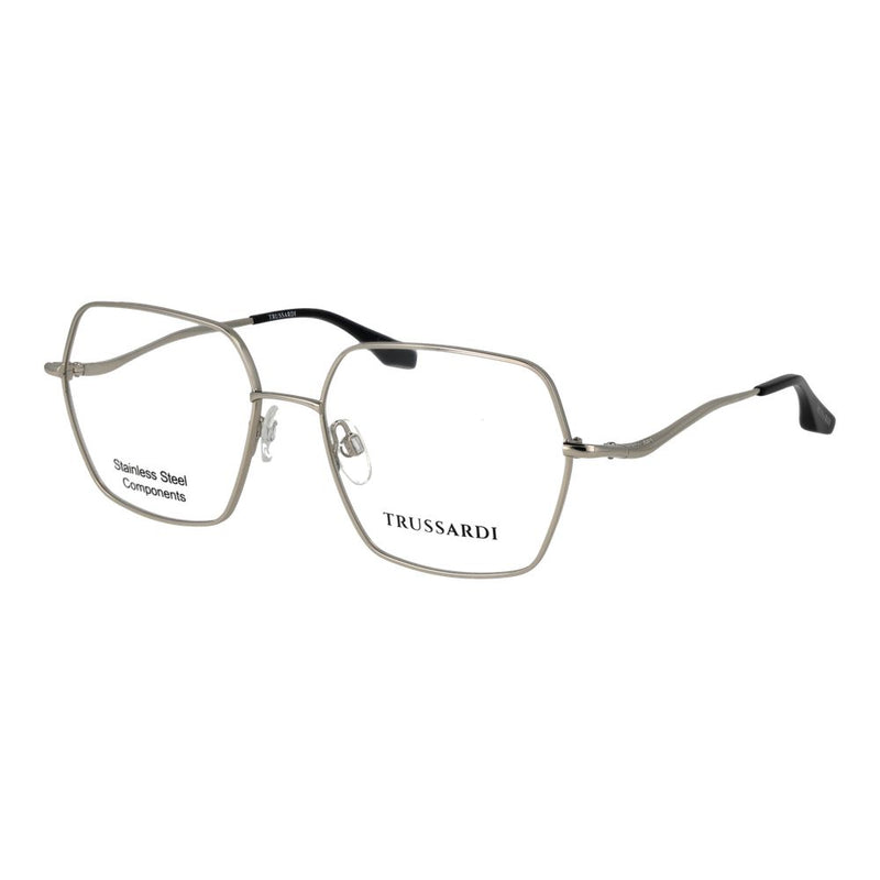 Lunettes (monture) en acier inoxydable argenté Trussardi