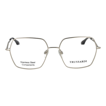 Trussardi Silver Stainless Steel Glasses (Frames)