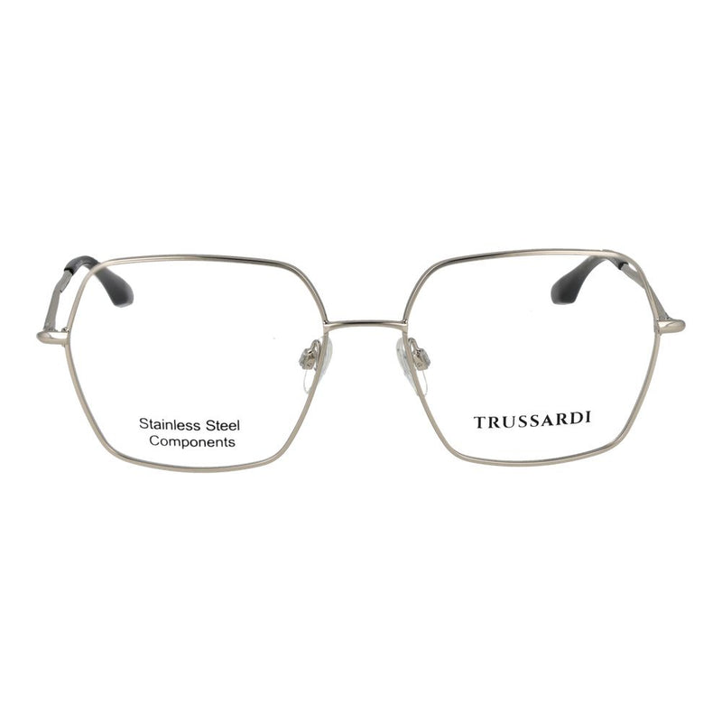 Lunettes (monture) en acier inoxydable argenté Trussardi