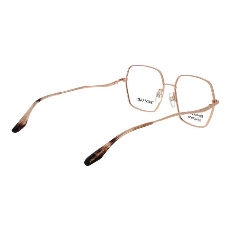Lunettes en acier inoxydable doré rose Trussardi (Montures)