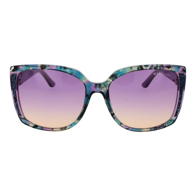 Lunettes de soleil Marciano by Guess en acétate violet