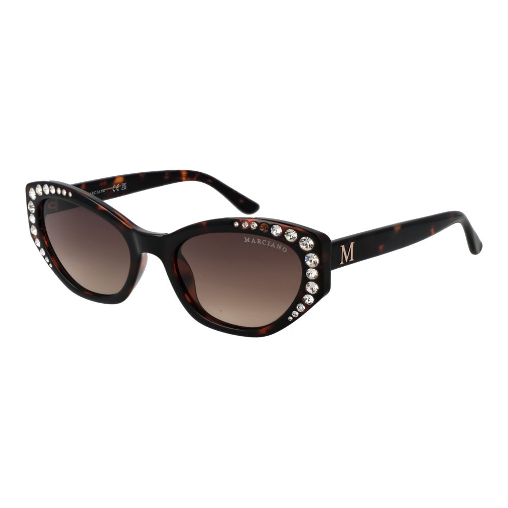 Lunettes de soleil Marciano by Guess en plastique marron