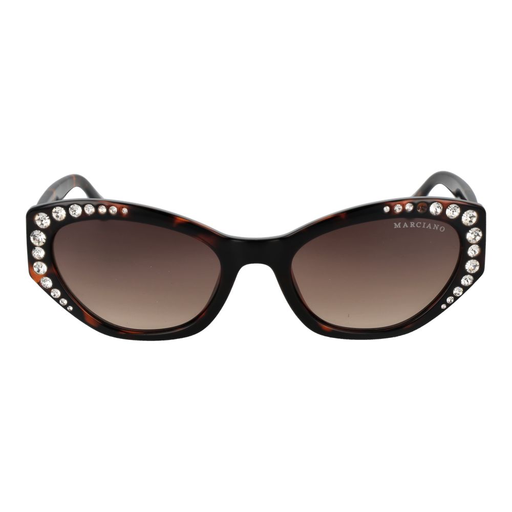 Lunettes de soleil Marciano by Guess en plastique marron