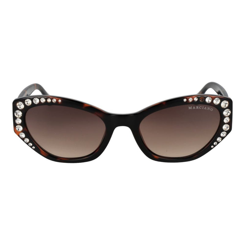 Marciano by Guess Brown Cat Eye Sunglasses for Women