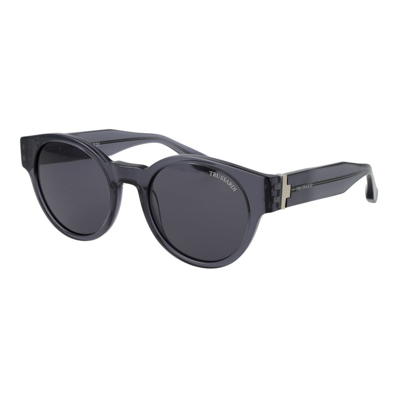 Lunettes de soleil Trussardi en acétate gris