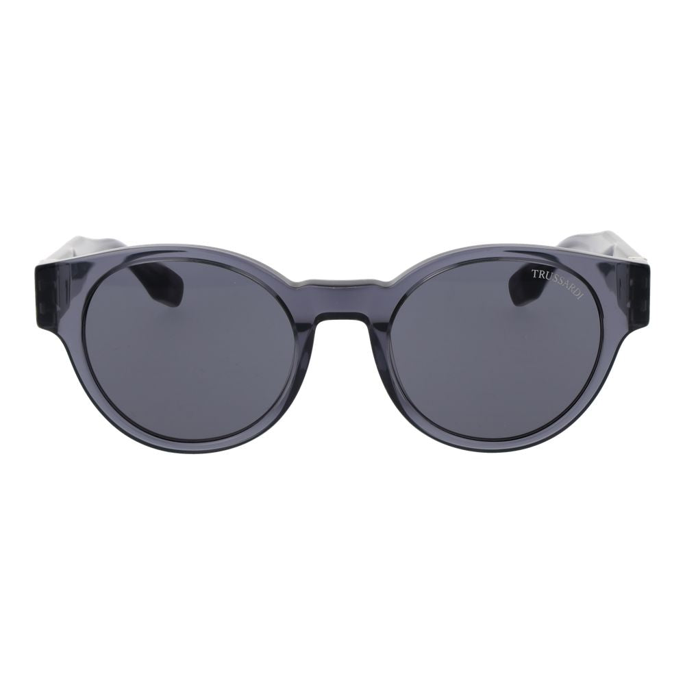 Lunettes de soleil Trussardi en acétate gris