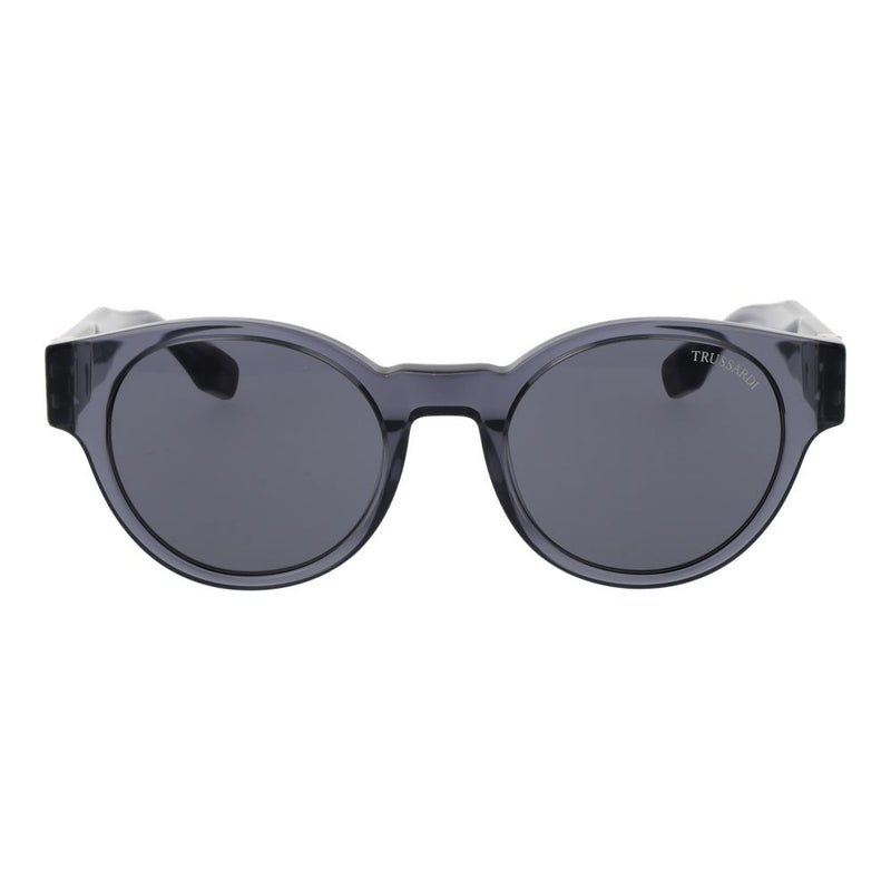 Lunettes de soleil Trussardi en acétate gris