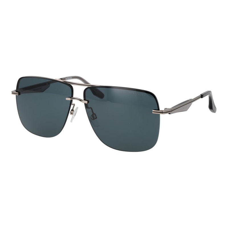 Lunettes de soleil Trussardi en métal argenté
