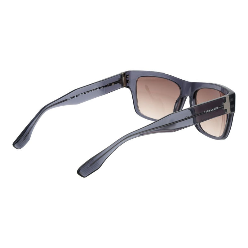 Lunettes de soleil Trussardi en acétate gris