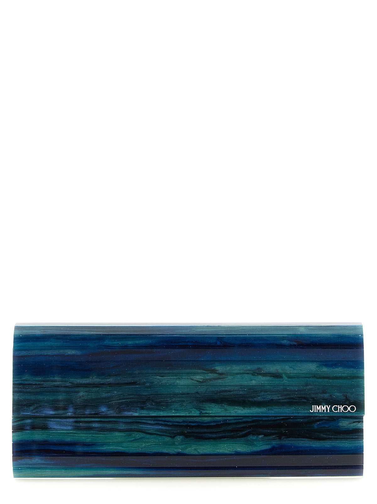 Pochette Jimmy Choo bicolore en polyester