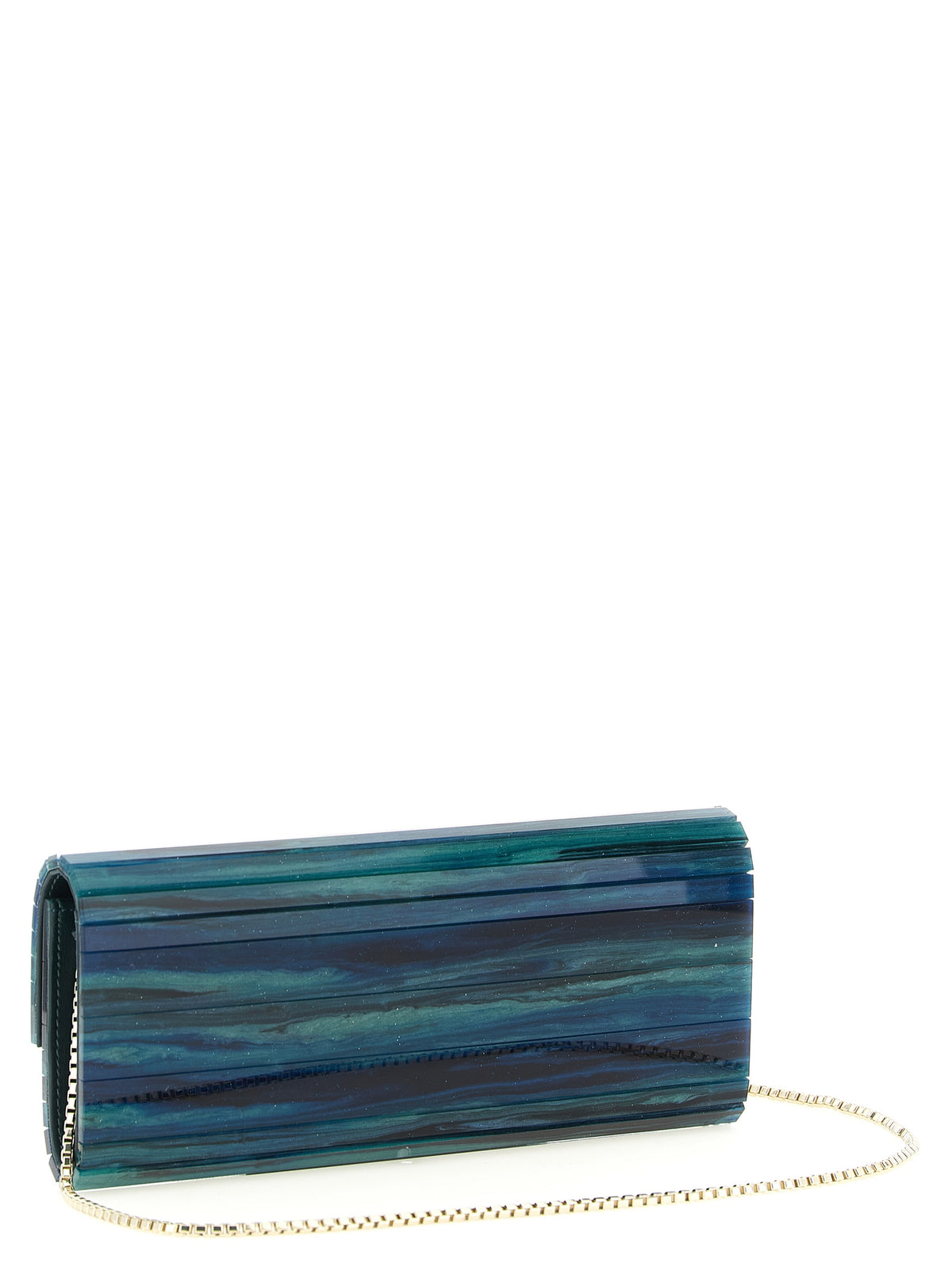 Pochette Jimmy Choo bicolore en polyester