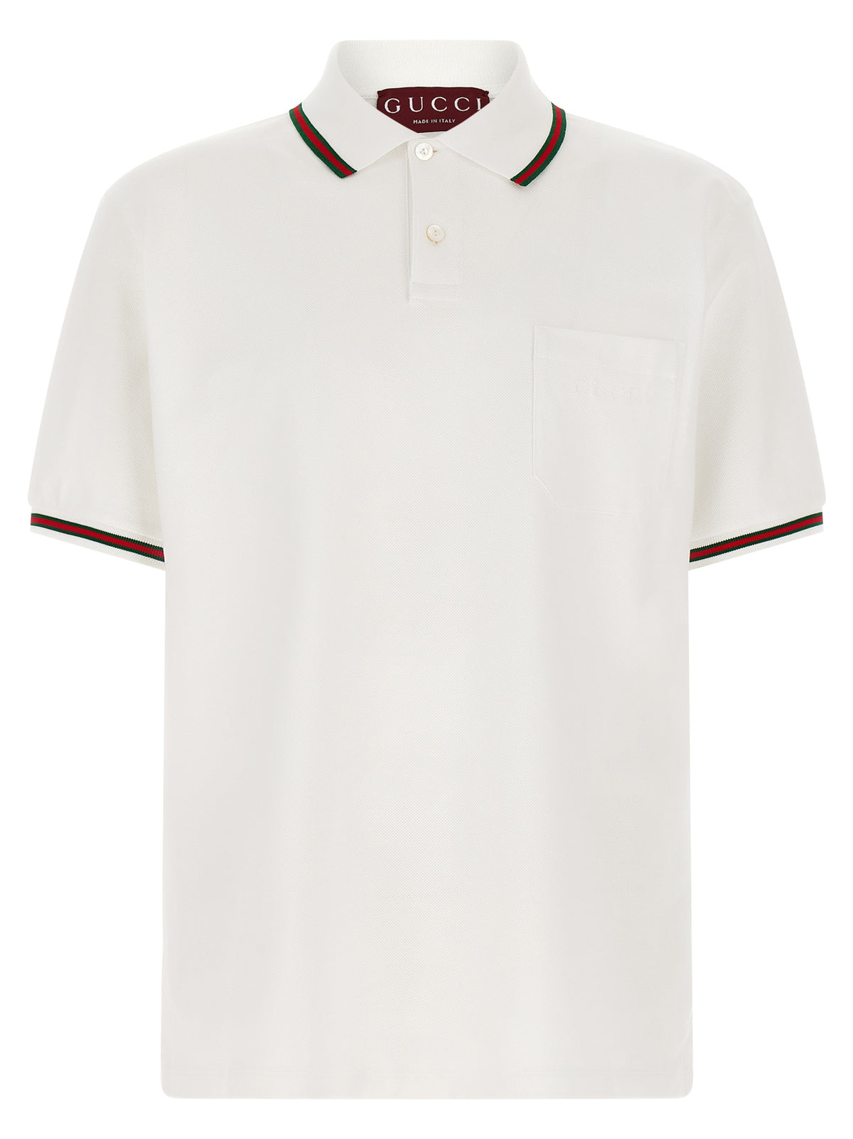 Polo Gucci en coton blanc