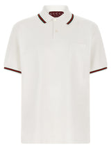 Polo Gucci en coton blanc
