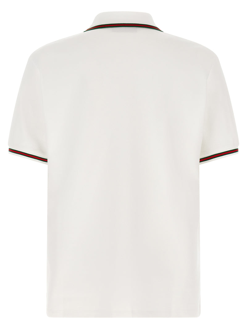 Polo Gucci en coton blanc