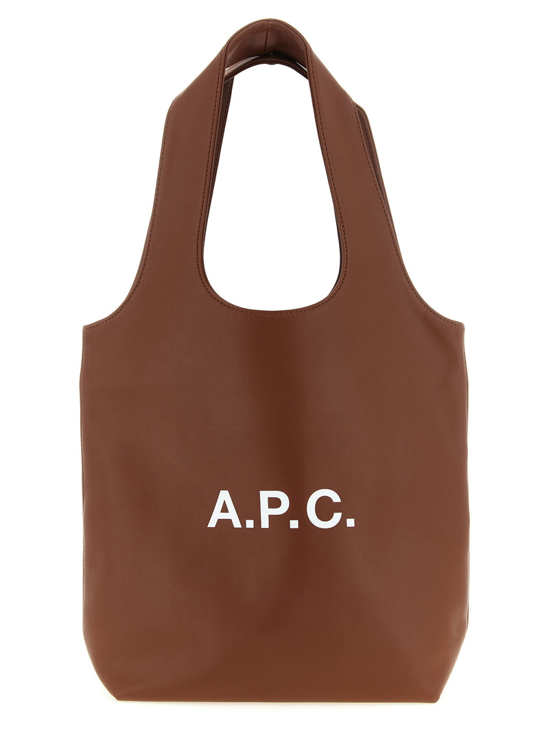 Sac à main A.P.C. en polyester marron