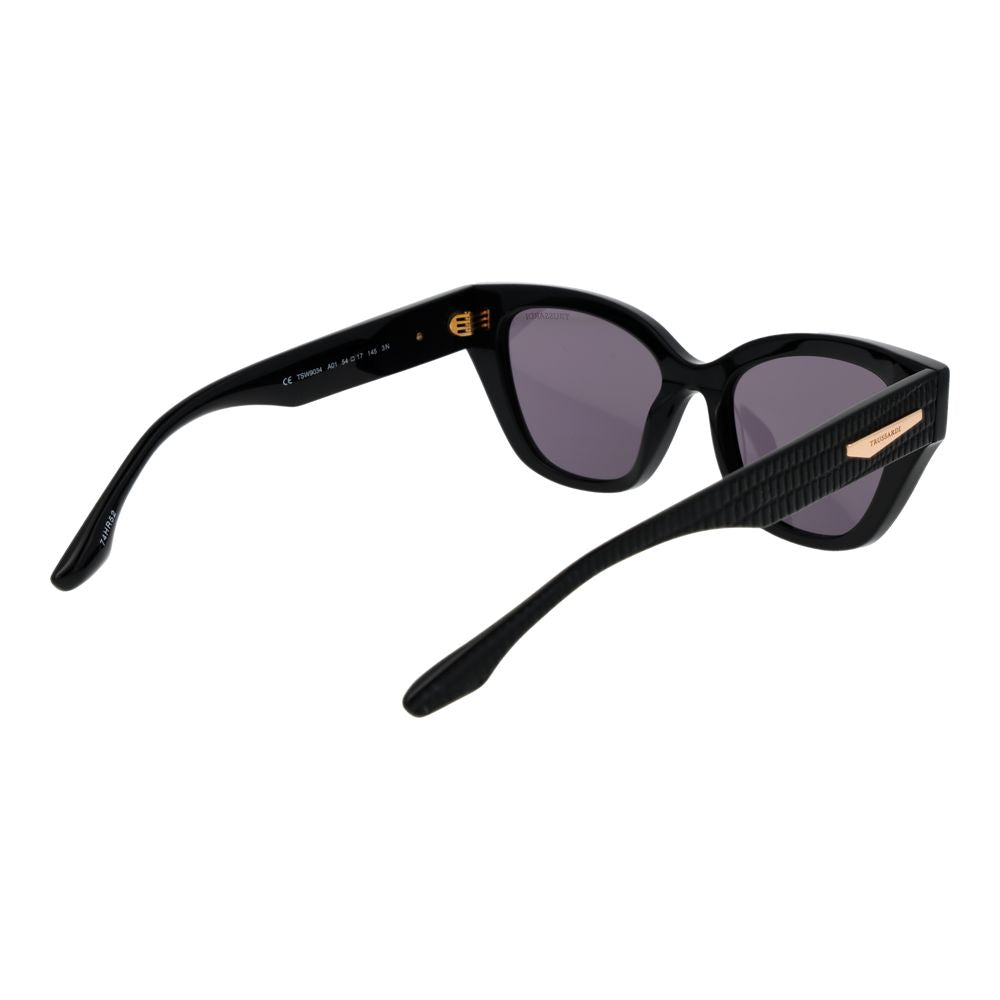 Lunettes de soleil Trussardi en acétate noir