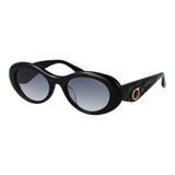 Lunettes de soleil Trussardi en acétate noir