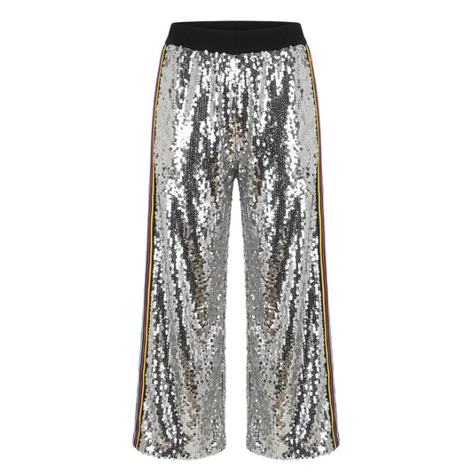 Trussardi Jeans Pantalon Femme Gris Polyester