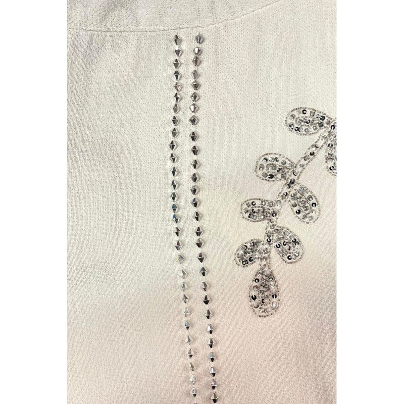 Pantalon blanc en coton pour femme Trussardi Jeans