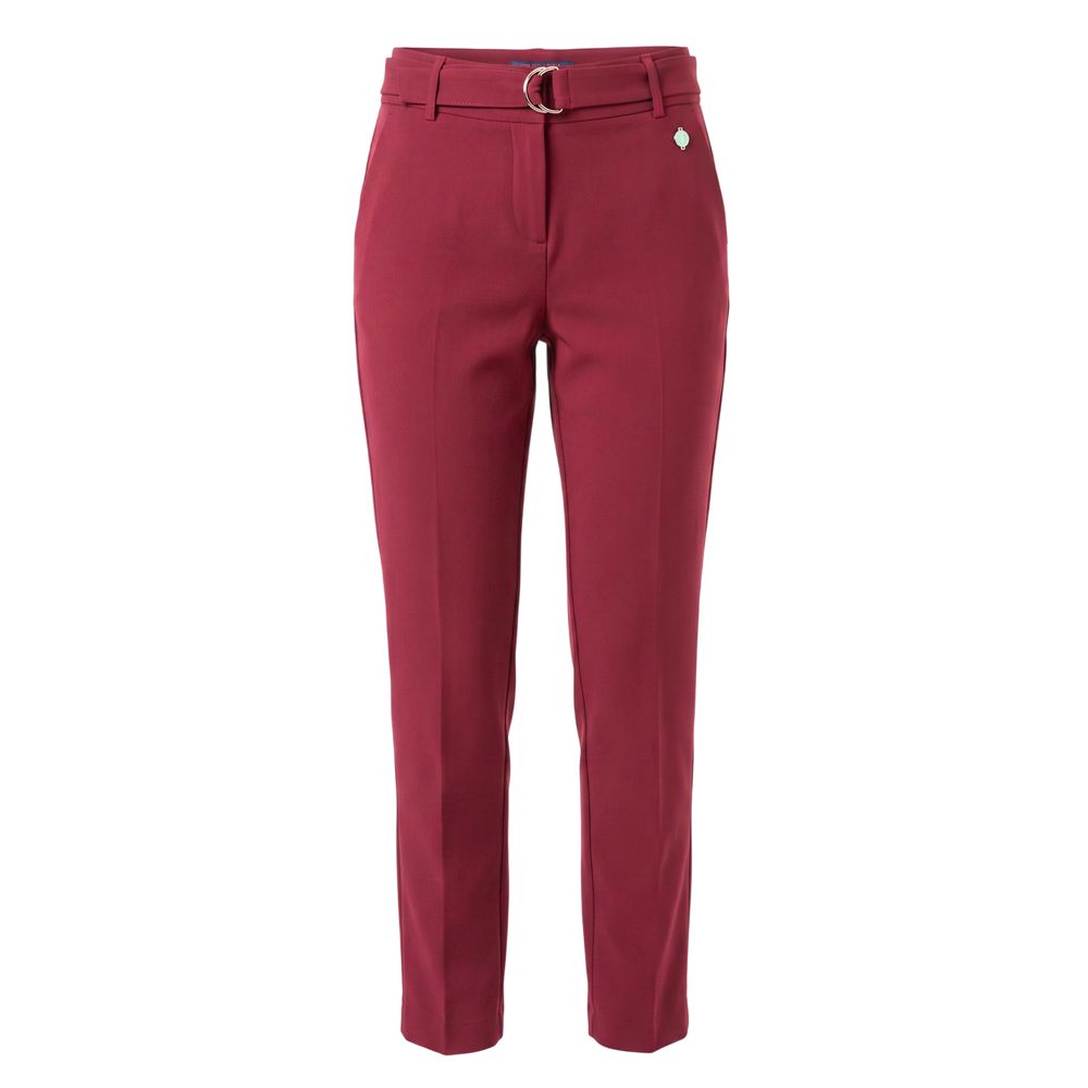 Pantalon Trussardi Jeans rouge en polyester pour femme