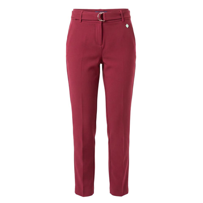 Pantalon Trussardi Jeans rouge en polyester pour femme
