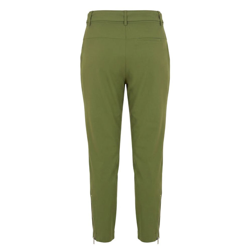Pantalon Femme Vert Polyester Trussardi Jeans