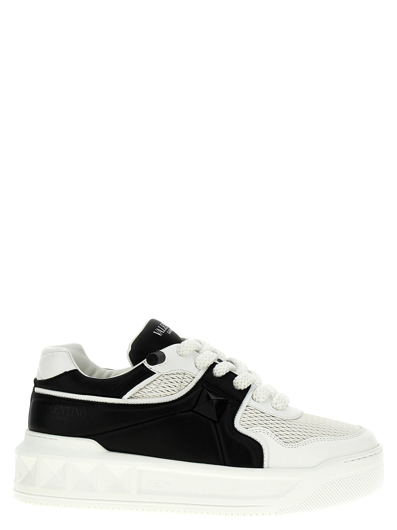 Valentino Garavani Bicolor Calfskin Chunky Sneakers