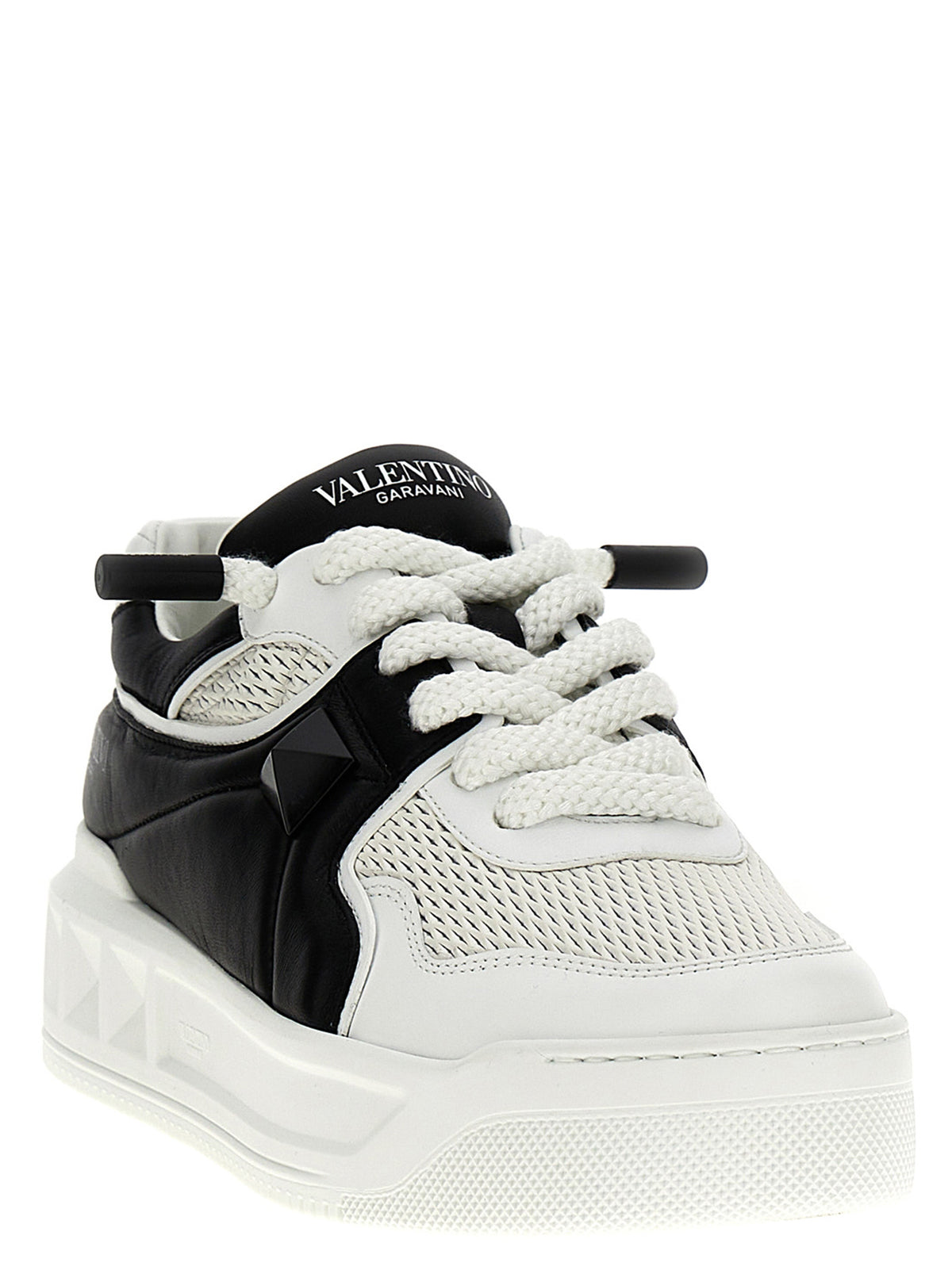 Baskets Chunky Valentino Garavani en veau bicolore