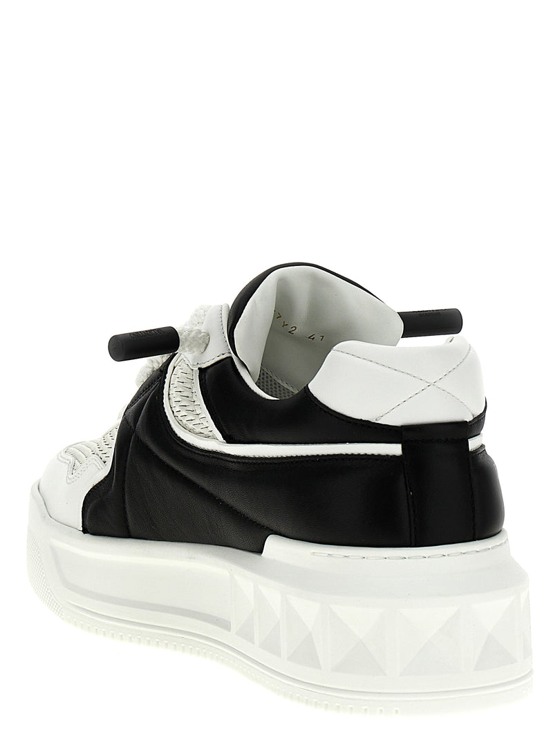 Valentino Garavani Bicolor Calfskin Chunky Sneakers