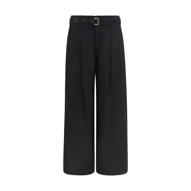 Pantalon Chino Sacai Noir en Coton