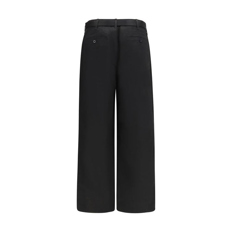 Pantalon Chino Sacai Noir en Coton