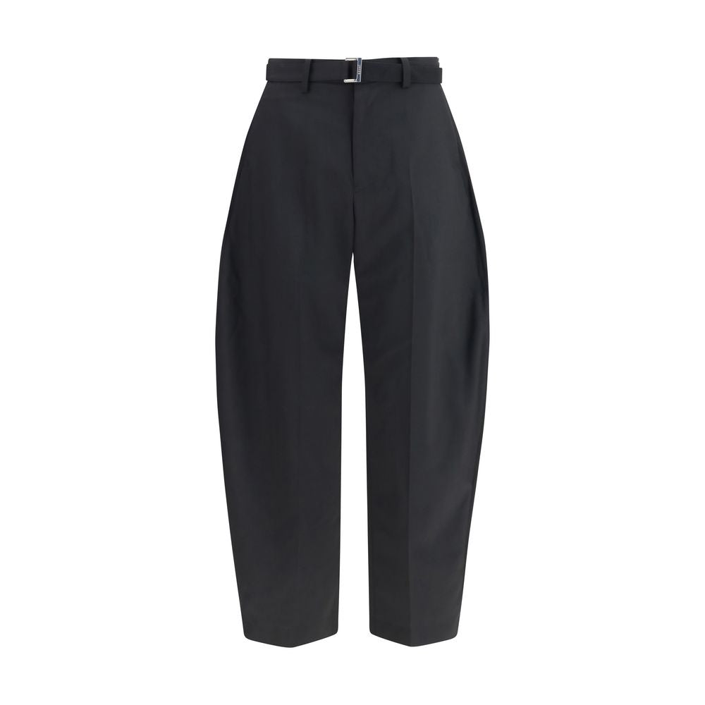 Pantalon décontracté Sacai en polyester noir