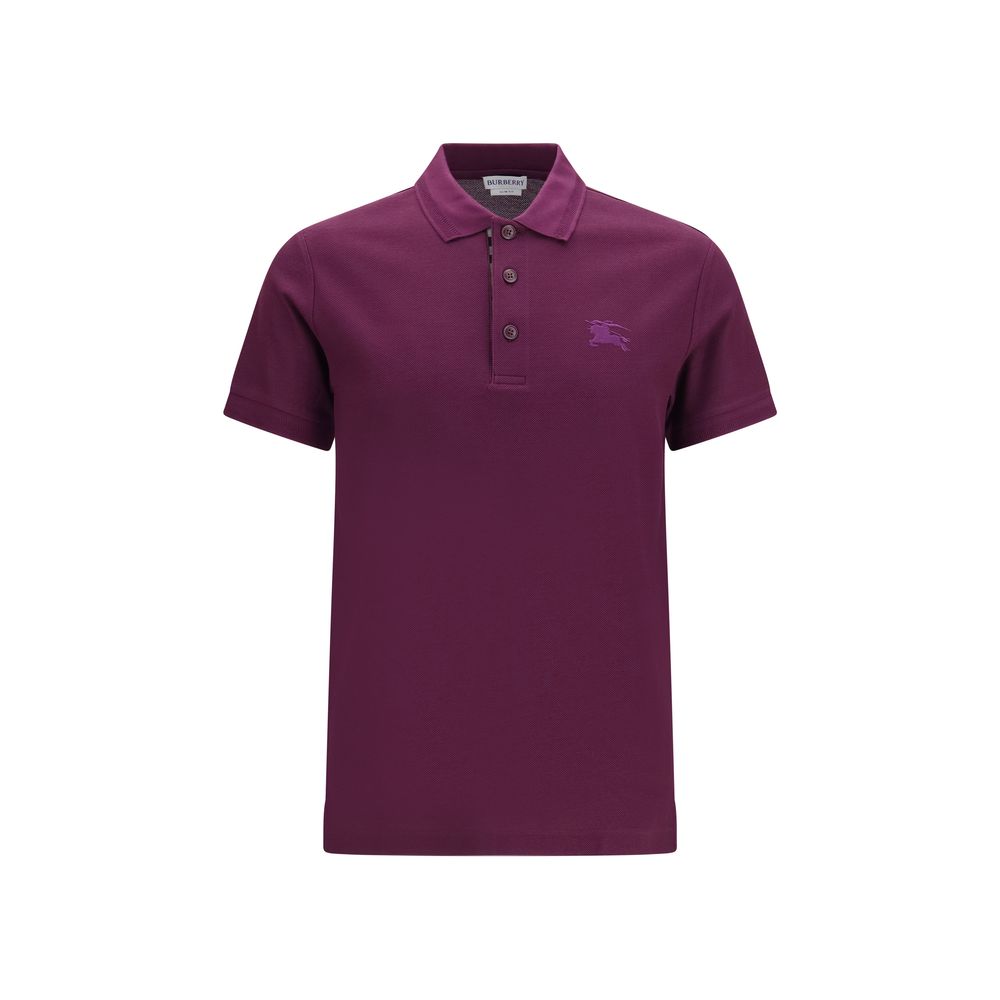 Polo Burberry en coton violet