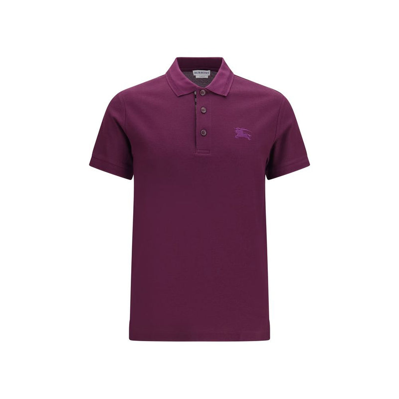 Polo Burberry en coton violet
