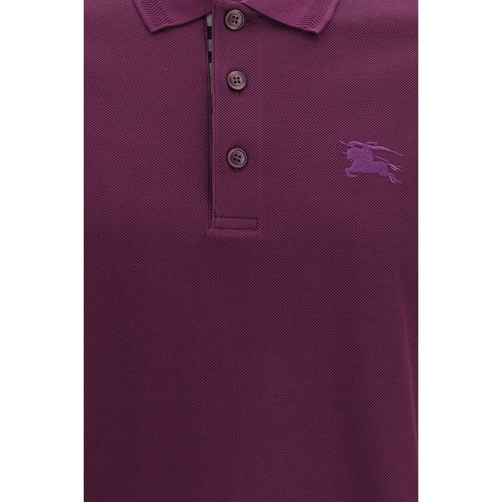 Polo Burberry en coton violet