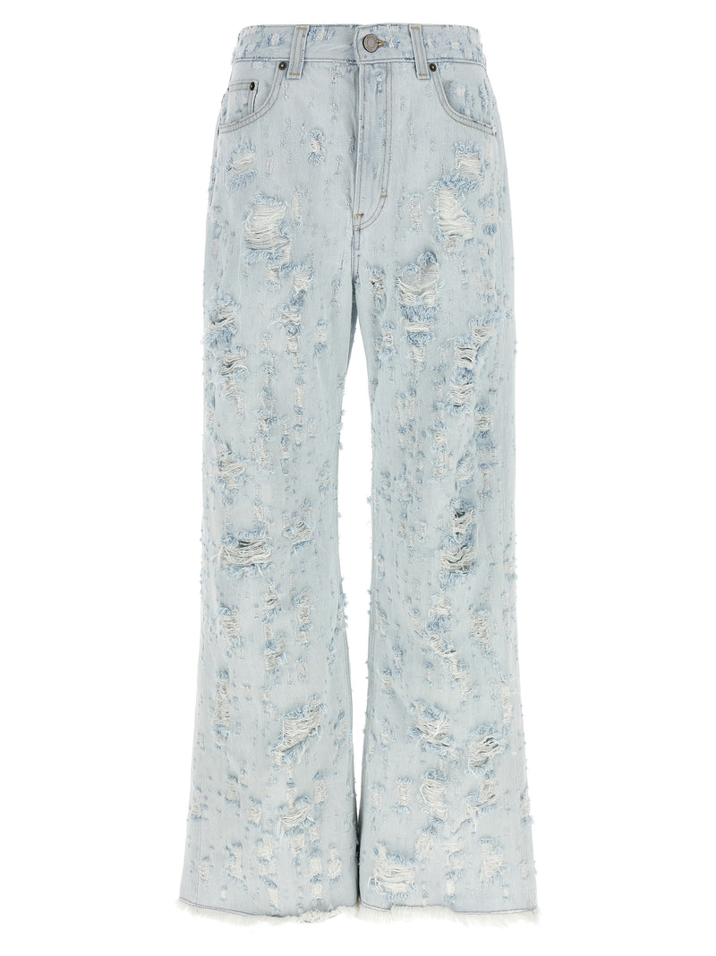 Haikure Blue Cotton Jeans Denim