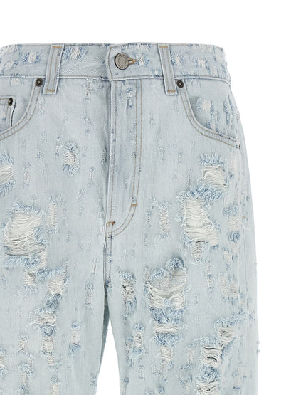 Haikure Blue Cotton Jeans Denim