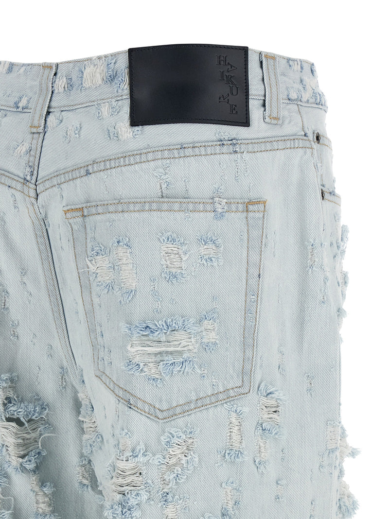 Haikure Blue Cotton Jeans Denim